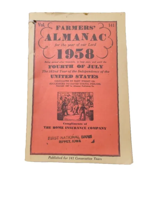 Almanach Vermot 1956 French Almanac w Cartoons Infos Stories News