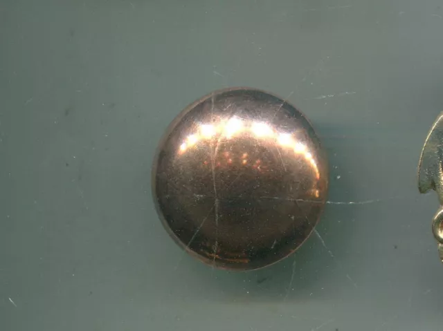 Knopf Kupfer hoch blank 20mm 1 Stück (159)