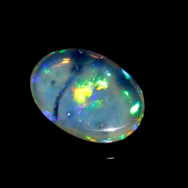 11 CT Big Natural Ethiopian Welo Fire Opal Oval Cabochon Loose Gemstone 22x16mm