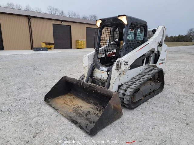 2016 Bobcat T590 Skid Steer Track Loader Crawler Aux Hydraulics Diesel bidadoo