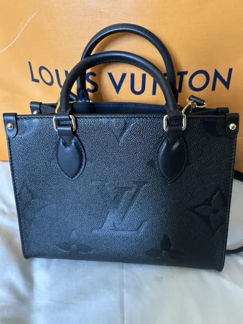 Túi đeo chéo Tote nữ LV Louis Vuitton OnTheGo PM Tote Bag Monogram
