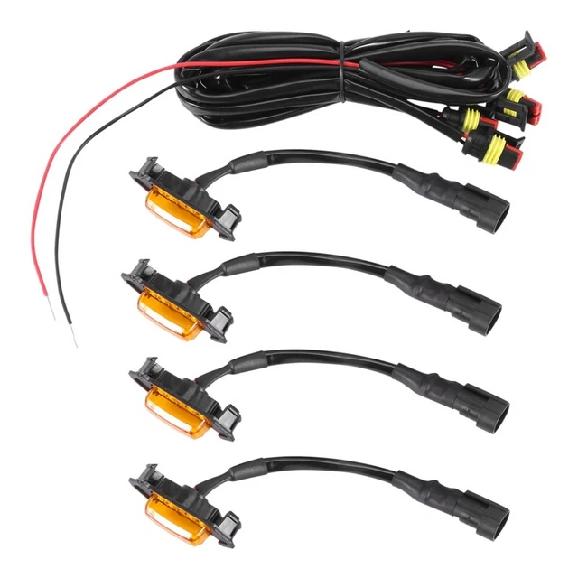 Satz Von 4 KüHlergrill Led Lights Kit für 2016-2018 L6T5