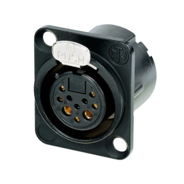 Connettore Da Incasso XLR, 3 Poli, Contatti In Nichel, A Saldare - Foto 6