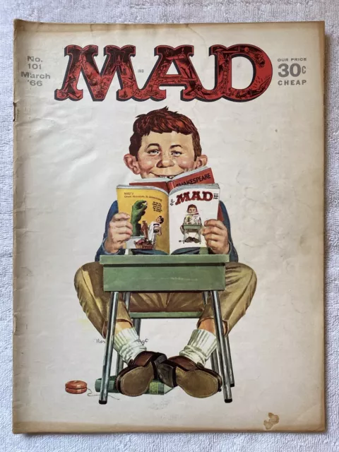 Mad magazine #101 Good Condition with binding intact. What me worry?