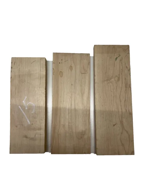 3 Pack, Hard maple Thin Stock Lumber Board-Wood Blanks , #15