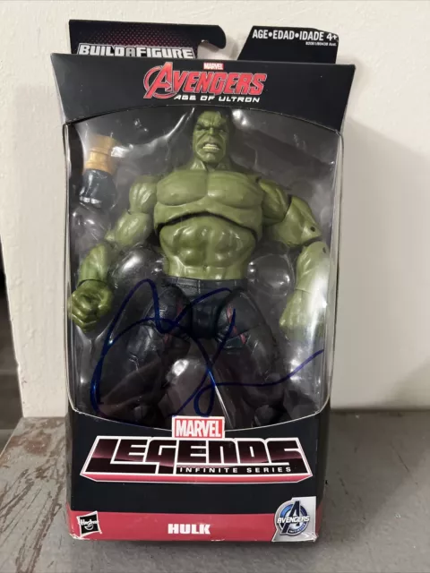 Mark Ruffalo signed hulk figure Marvel legends infinite Series Autograph Rare!