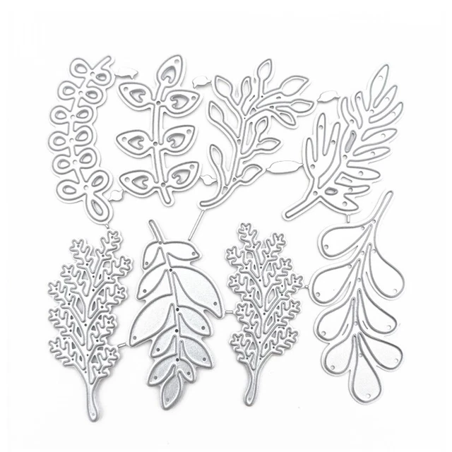 Branches Leaves Metal Cutting Dies Stencil DIY Scrapbooking Album Paper Template