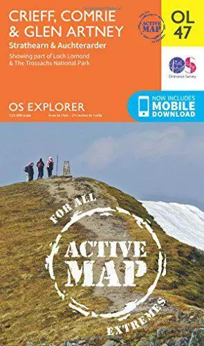 Sistema Operativo Explorer Active OL47 Crieff,Comrie & Glen Artney (Sistema