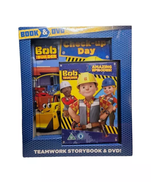 Bob the Builder Book and DVD | Teamwork Storybook & DVD *Brand New And Sealed