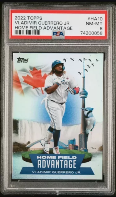 2022 Topps Vladimir Guerrero Jr. Home Field Advantage SP #HA-10 PSA 8