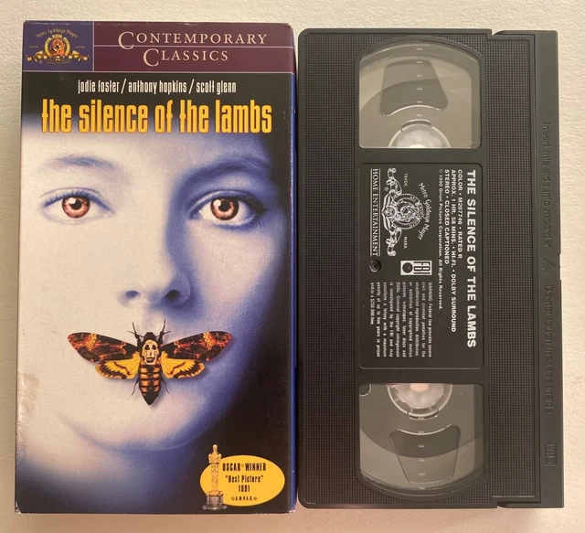 3 VHS LOT SERIAL KILLER movies Silence Of The Lambs, Hannibal, Red