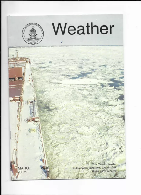 'Wetter' Magazin herausgegeben von der Royal Meteorological Society März 2000