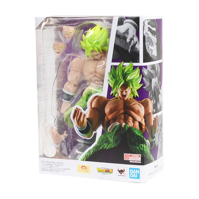 Bandai S.H.Figuarts Broly - Dragon Ball Super: Super Hero - Action Figure Ufficiale 19 Cm - Alta Articolazione, Parti Intercambiabili - Edizione Limitata Tamashii Web Exclusive