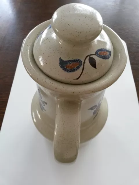 Cafetière faïence de SAINT AMAND SOLOGNE FRANCE Vintage 1976
