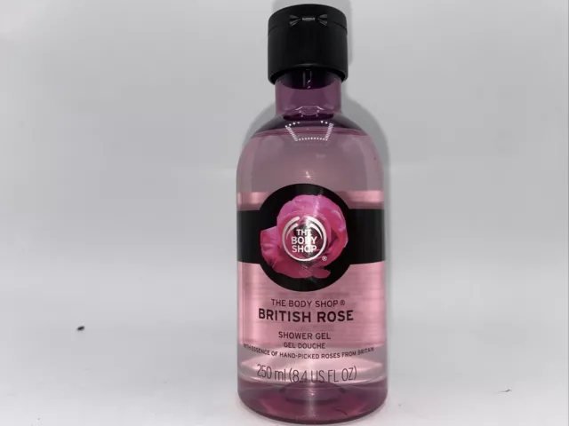 The Body Shop British Rose Shower Gel - 250ml-Natural, Hydrating and Fresh!C505