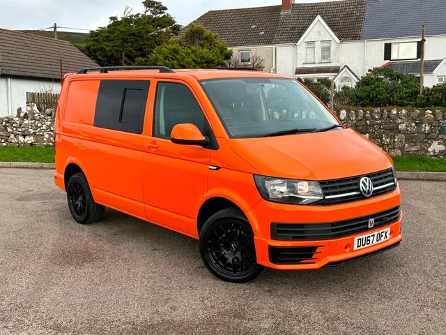 2017 Vw Transporter T6 Kombi 150 Dsg Euro 6 Air Con Tailgate 1 Owner Fsh Auto