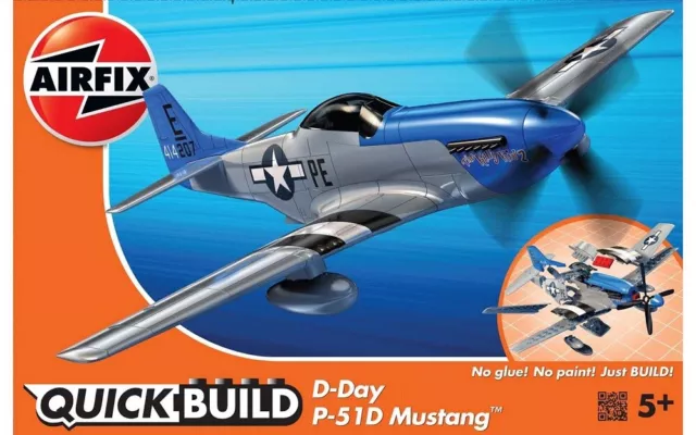 Airfix J6046 - Quickbuild D-Day P-51D MUSTANG - Nouveau