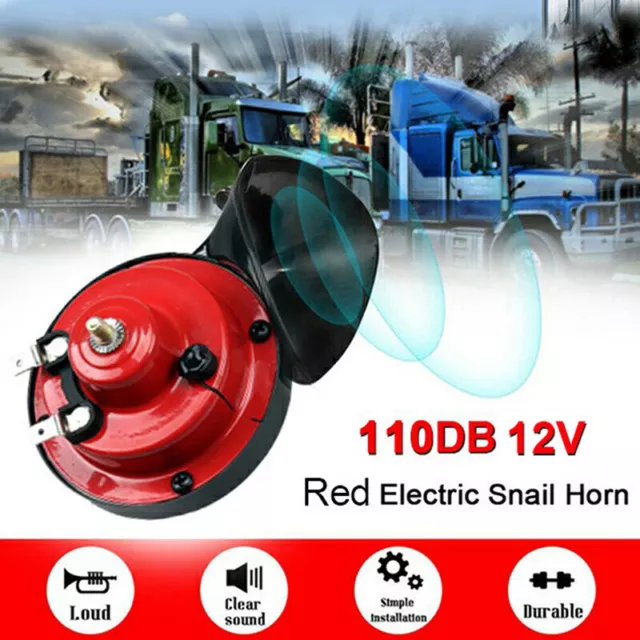 12 V 110DB Corno Treno Super Rumoroso Impermeabile Auto Camion SUV Barca */t