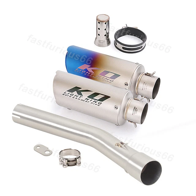 Tubo a maglia media marmitta scarico per Tenere 700 edizione rally 20-23 silenziatore in acciaio