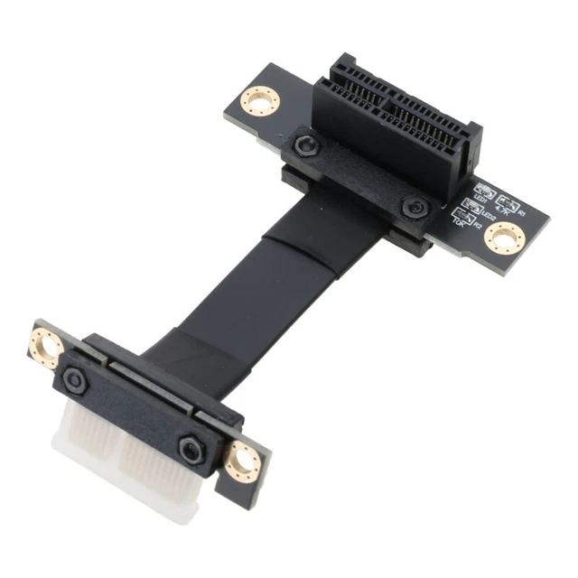 ULTRA-FAST PCI-E PCIE3.0 Riser 90Degree Elbow Reverse Extension Cable ...