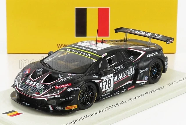Spark SB301 Lamborghini Huracán GT3 No.77 Barwell Motorsport 24H Spa 2017 A. Amstutz - M. Kodric - P. Kujala - O. Gavin Limited 300