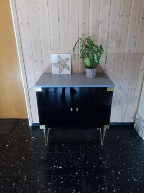 Wunderschöne Hülsta UNIKAT Vitrine Mahagoni Schränkchen Sideboard Kommode TOP G