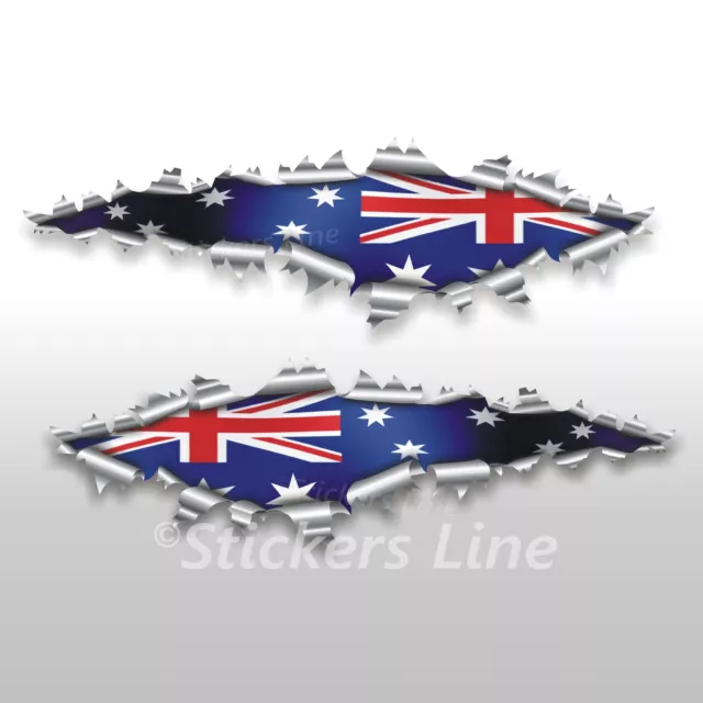 Adesivi bandiera AUSTRALIANA cm 125 australian flag bandiera australia stickers