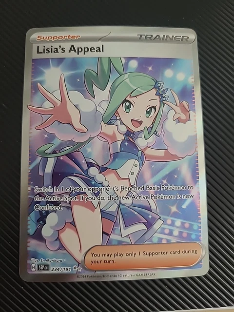 234 191 pokemon card Pokemon Trading Card Game 234/191 Lisia's Appeal : Rare Ultra Card : SV-08 Surging Sparks