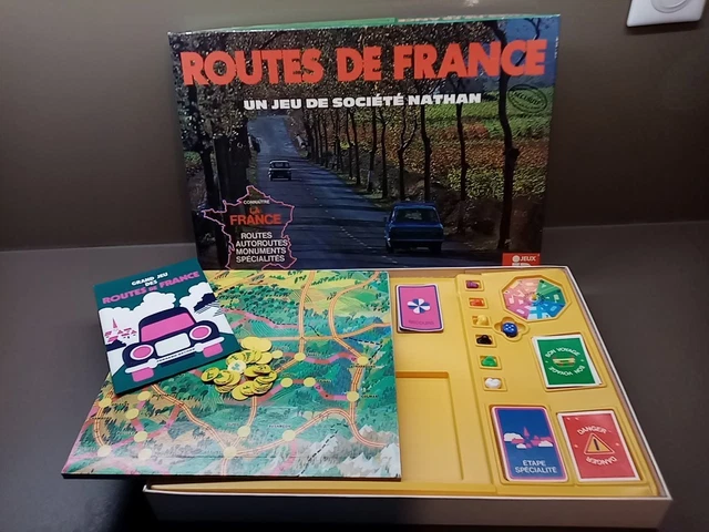 ANCIEN JEU DE Societe Puzzle Bois Etude Geographique Carte De France