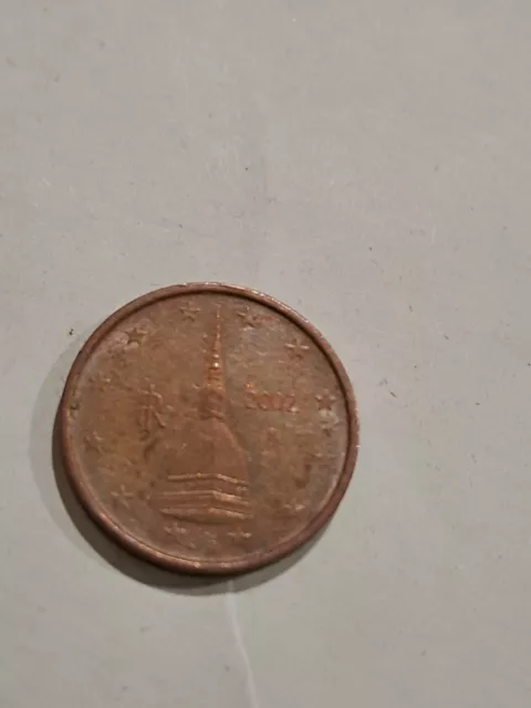 2 Cent Münze Italien 2002 SEHR SELTEN