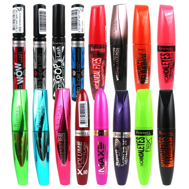 RIMMEL Mascara Choose your Favourite Waterproof Option Available and Many More