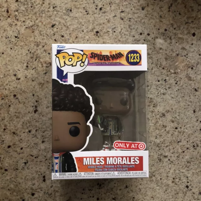 FUNKO POP SPIDERMAN Across The Spiderverse Miles Morales #1233 Target 