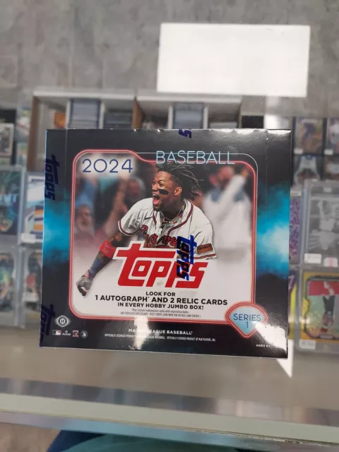 2024 Topps Series 1 Baseball Jumbo Hobby Box Factory Sealed Brand New 3 Hits Per