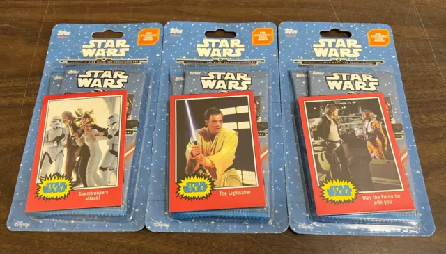 4 Pack- Star Wars The Force Awakens Trading Cards *ASSORTED* 2