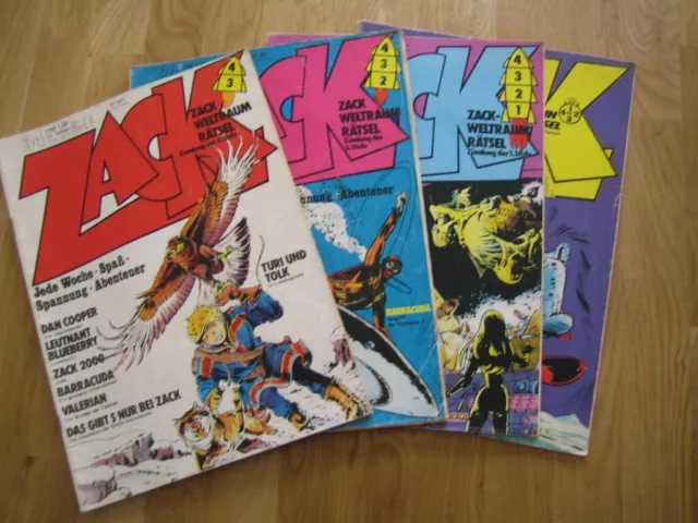 4x Zack-Hefte - 1973 - Comic - Konvolut - Sammlung - Angebot 6