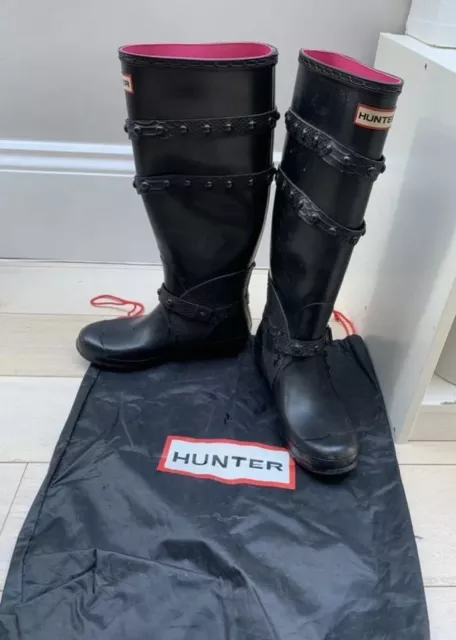 Studded online hunter boots