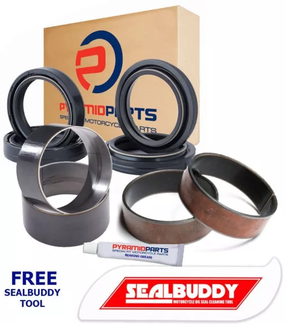 Full Suspension kit Fork Seals Dust Seals Bushes for Honda VFR750 F 1994-1997