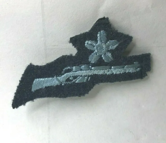 RAF or Air Cadets Marksmanship Trade Badge patch 6.5 x 3.5 cm's