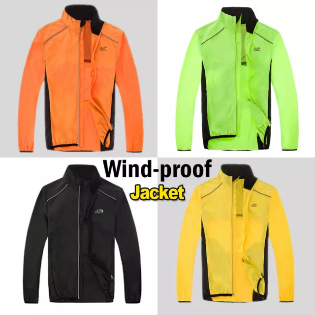 Cycling Jacket Windproof Jersey Bicycle MTB Bike Motocross Shirt Clothing Coat