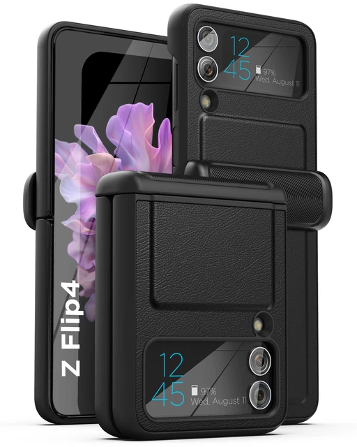 SAMSUNG GALAXY Z Flip 4 Case with Hinge Protection and BuiltIn Lens