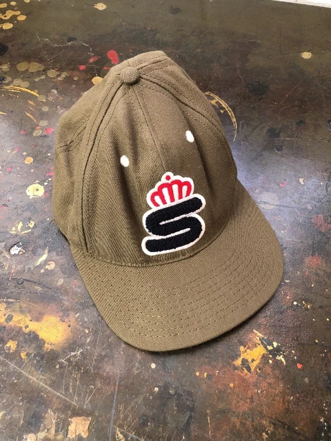 stussy s logo cap 80s Stüssy Low Profile Crew Strapback Cap