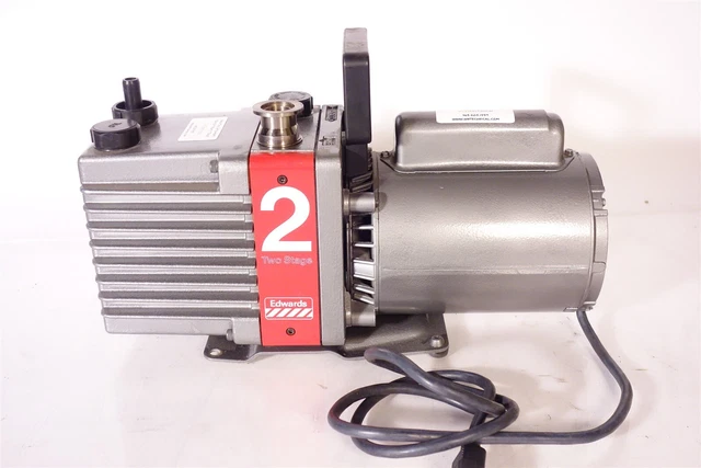 Edwards E2M2 Rotary High Vacuum Pump - Tested Working - Recent.