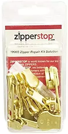 Zipper Repair Kit Solution YKK5 Assorted Metal Bell Pull Sliders