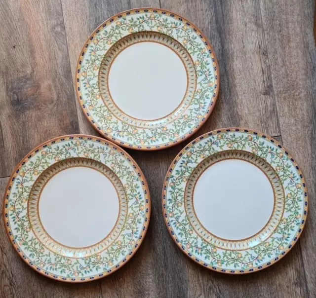 3 X Dinner Plates Tesco Lemon Tree Johnson Brothers