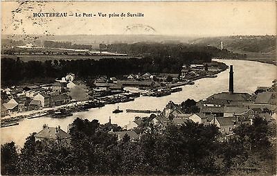 CPA MONTEREAU - Le Port - Vue prise de Surville (436904)