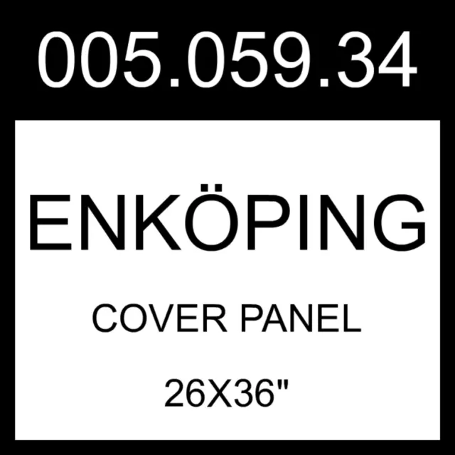 Panel de cubierta IKEA ENKOPING ENKÖPING efecto madera blanca 26x36" 005.059.34