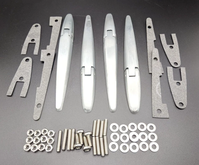 CLASSIC MINI - Mk1 + Mk2 External Door Hinge Kit - Forged Alloy - Inc ...