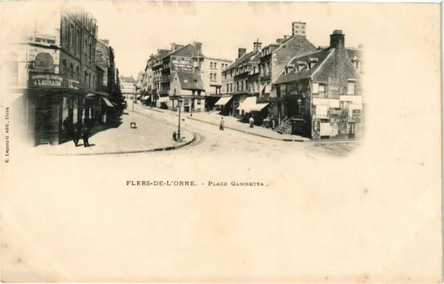 CPA Flers- de - l'orne .- Place gambetta (195983)