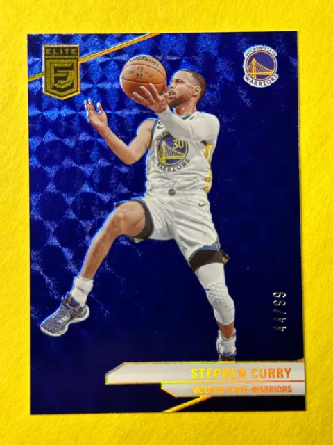 2023-24 DONRUSS ELITE Stephen Curry 44/99 BLUE Golden State Warriors ...