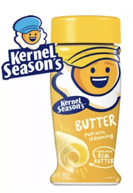 Kernel Season's Butter Flavored Popcorn Seasoning Kernal Season Salt 2.85 ounce